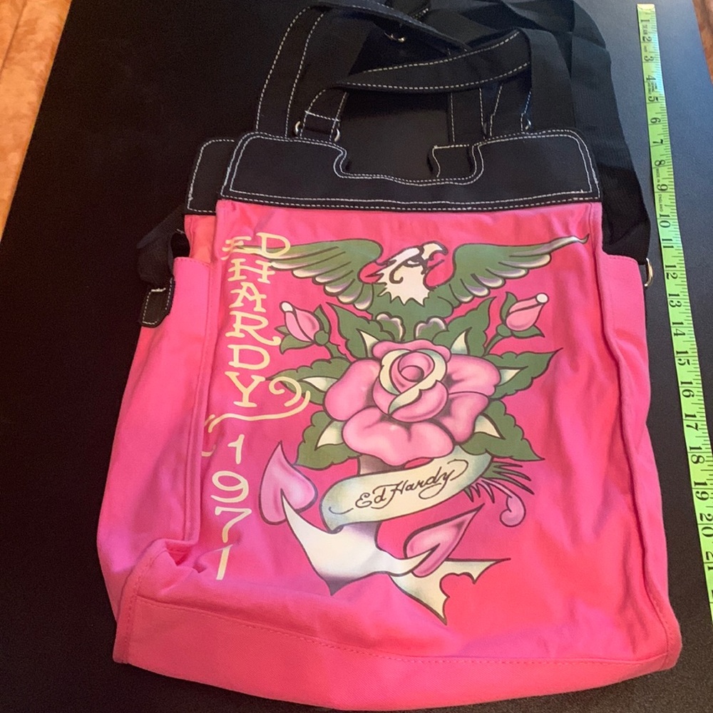 Ed Hardy Pink Satchel